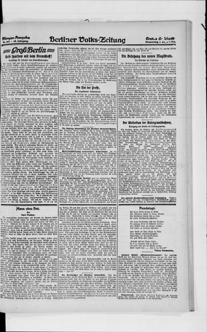 Berliner Volkszeitung vom 05.08.1920