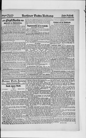 Berliner Volkszeitung vom 17.08.1920