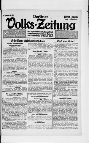 Berliner Volkszeitung vom 03.09.1920