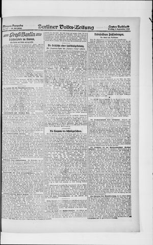 Berliner Volkszeitung vom 03.09.1920