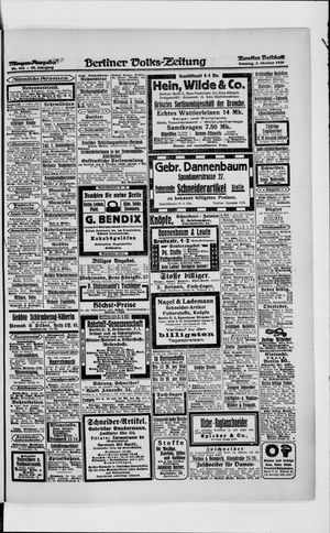 Berliner Volkszeitung vom 03.10.1920