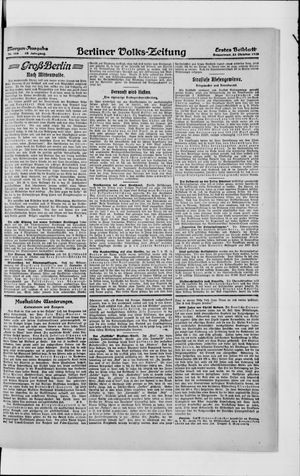 Berliner Volkszeitung vom 23.10.1920