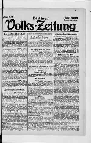 Berliner Volkszeitung vom 23.10.1920