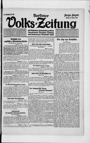 Berliner Volkszeitung vom 24.10.1920