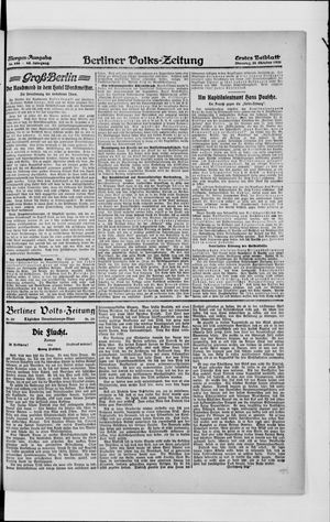 Berliner Volkszeitung vom 26.10.1920