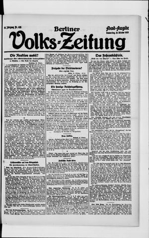 Berliner Volkszeitung vom 28.10.1920