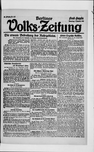 Berliner Volkszeitung vom 04.11.1920