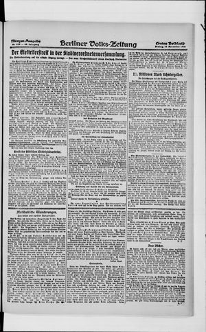 Berliner Volkszeitung vom 19.11.1920