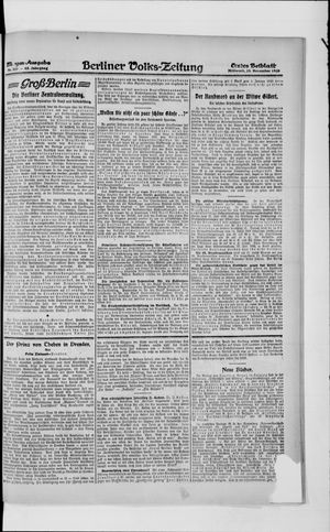 Berliner Volkszeitung vom 24.11.1920