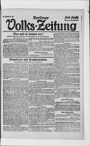 Berliner Volkszeitung vom 30.11.1920