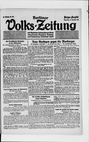 Berliner Volkszeitung vom 16.12.1920