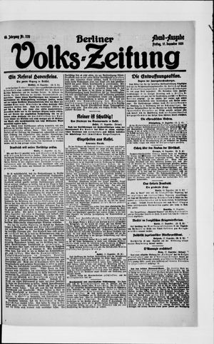 Berliner Volkszeitung vom 17.12.1920