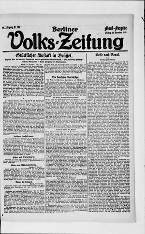 Berliner Volkszeitung vom 20.12.1920
