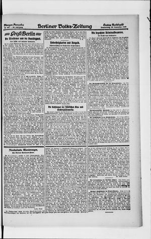 Berliner Volkszeitung vom 23.12.1920