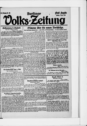 Berliner Volkszeitung on Apr 11, 1921