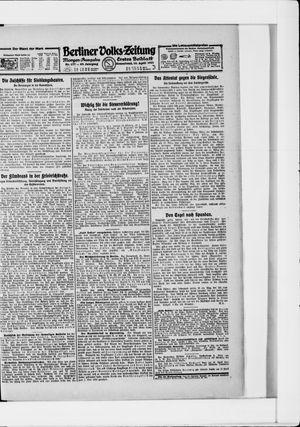 Berliner Volkszeitung vom 16.04.1921
