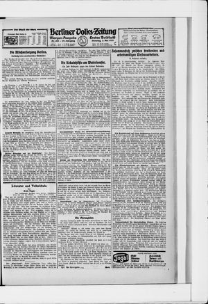 Berliner Volkszeitung on May 3, 1921