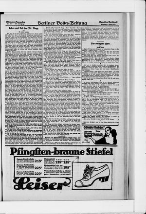 Berliner Volkszeitung on May 8, 1921