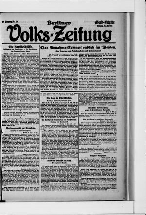 Berliner Volkszeitung vom 10.05.1921