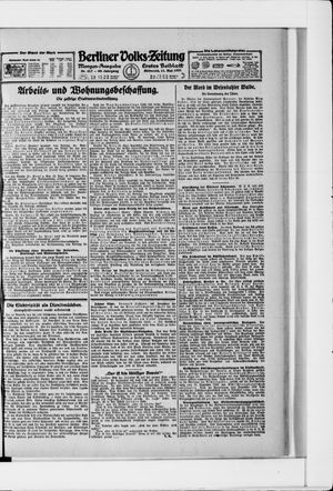 Berliner Volkszeitung on May 11, 1921
