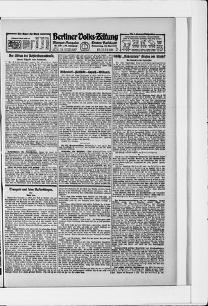 Berliner Volkszeitung on May 19, 1921