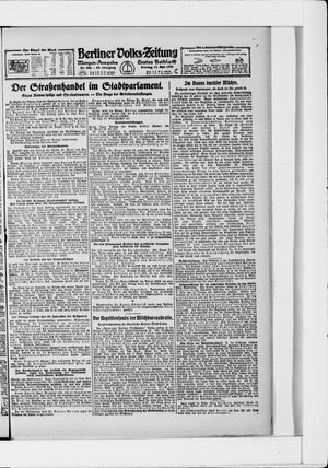 Berliner Volkszeitung on May 27, 1921
