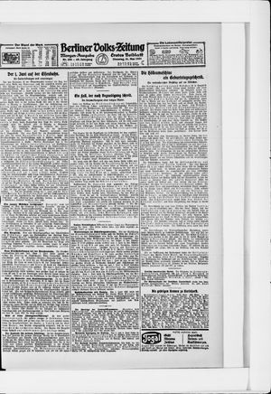 Berliner Volkszeitung on May 31, 1921