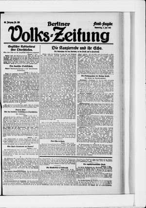 Berliner Volkszeitung vom 02.06.1921