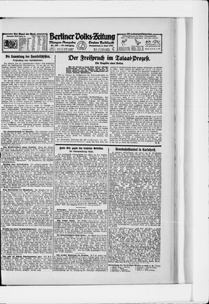 Berliner Volkszeitung vom 04.06.1921