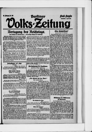 Berliner Volkszeitung vom 04.06.1921