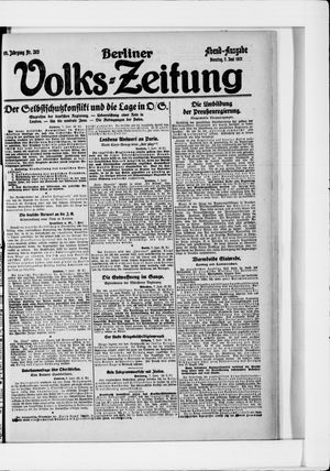 Berliner Volkszeitung vom 07.06.1921