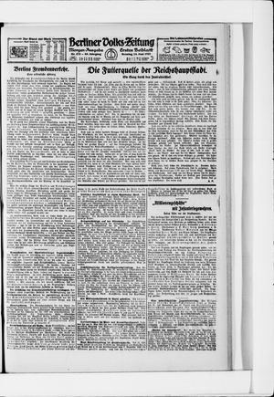 Berliner Volkszeitung on Jun 12, 1921