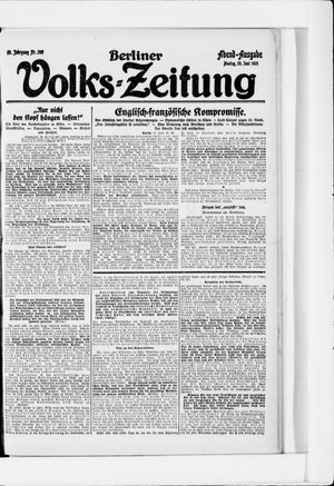 Berliner Volkszeitung vom 20.06.1921