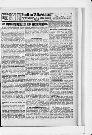 Berliner Volkszeitung on Jun 21, 1921