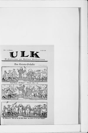 Berliner Volkszeitung vom 25.06.1921