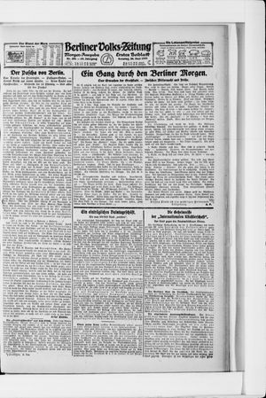 Berliner Volkszeitung vom 26.06.1921