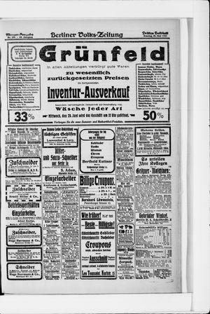 Berliner Volkszeitung vom 26.06.1921