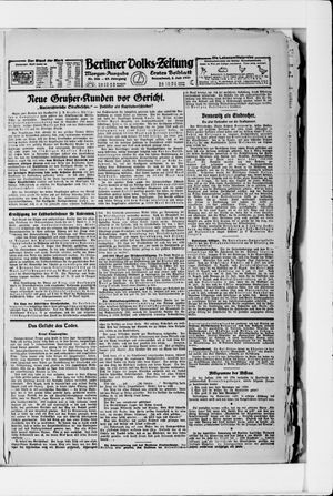 Berliner Volkszeitung vom 02.07.1921