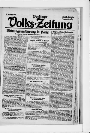 Berliner Volkszeitung vom 02.07.1921