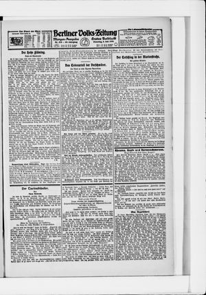 Berliner Volkszeitung vom 05.07.1921