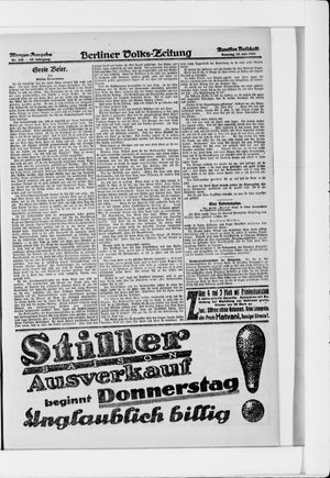 Berliner Volkszeitung vom 10.07.1921
