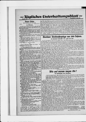 Berliner Volkszeitung vom 14.07.1921