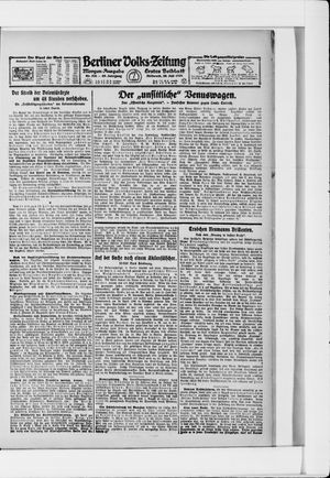 Berliner Volkszeitung on Jul 20, 1921