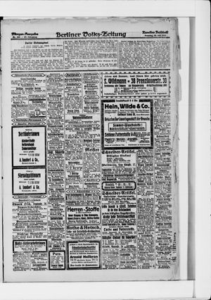 Berliner Volkszeitung vom 24.07.1921