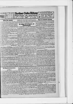 Berliner Volkszeitung vom 04.08.1921