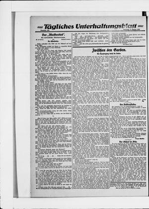 Berliner Volkszeitung vom 09.08.1921