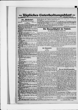 Berliner Volkszeitung vom 11.08.1921