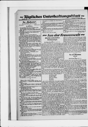 Berliner Volkszeitung vom 17.08.1921