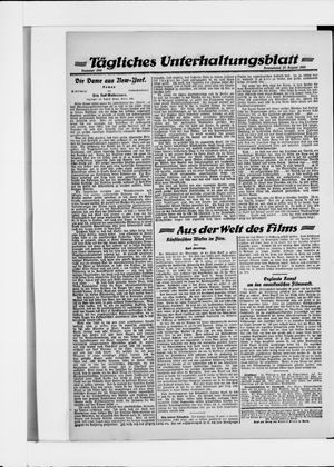 Berliner Volkszeitung vom 27.08.1921