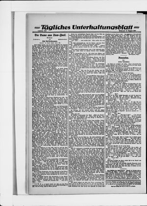 Berliner Volkszeitung vom 31.08.1921
